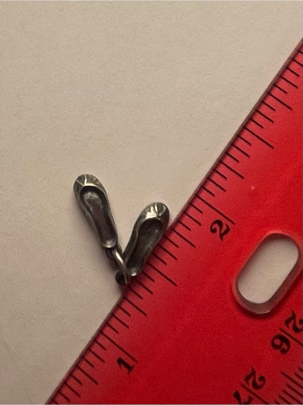 James Avery Retired Sterling Silver Ballet Slipper Charm
